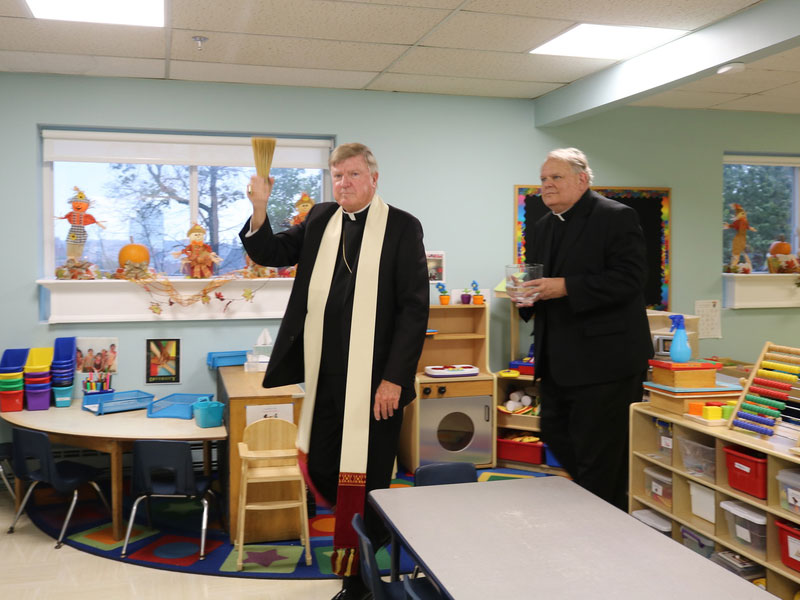 Bishop McManus Blesses Webster Square Day Care Center